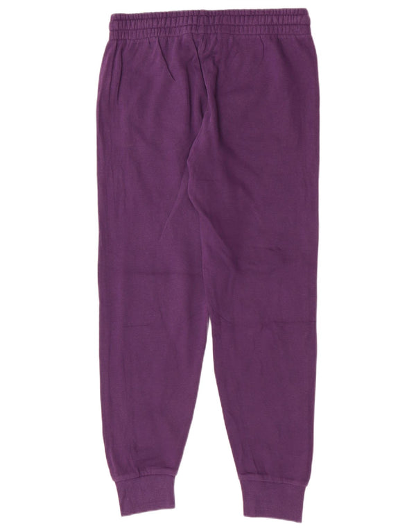Kappa Pantalon de survêtement pour femme Joggers UK 14 Large Violet Coton
