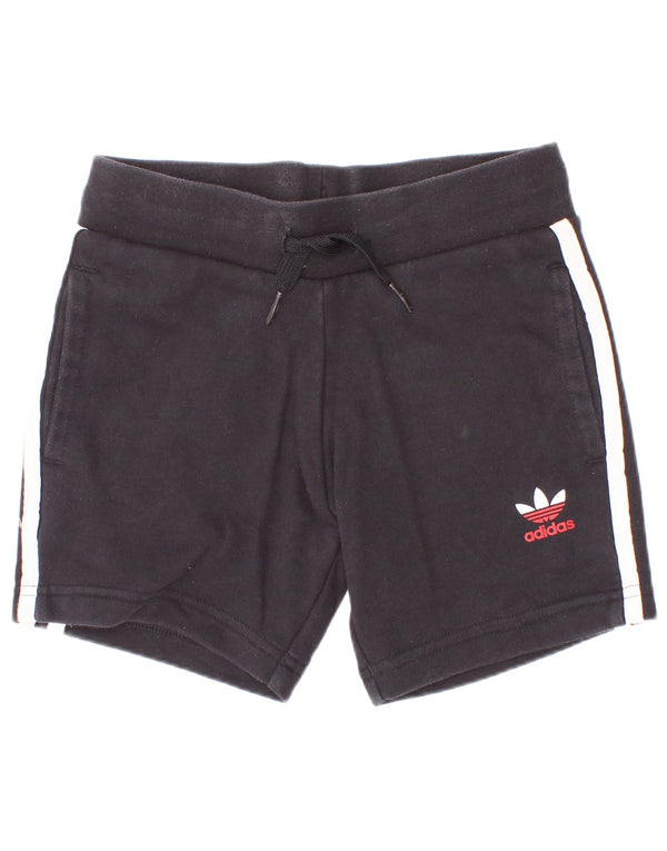 Pantaloncini sportivi Adidas da bambino 4-5 anni in cotone nero