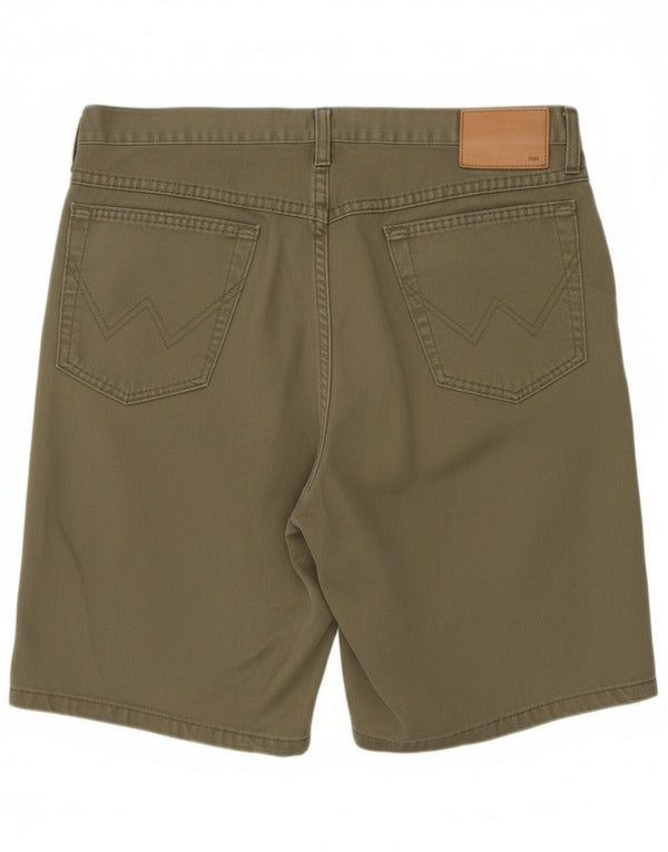 Wrangler Mens Hawaii Casual Shorts W35 Large  Khaki Cotton