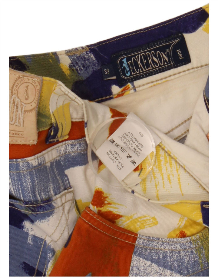 Jeckerson Bermuda Shorts til kvinder W33 Medium Flerfarvet Tie Dye Bomuld