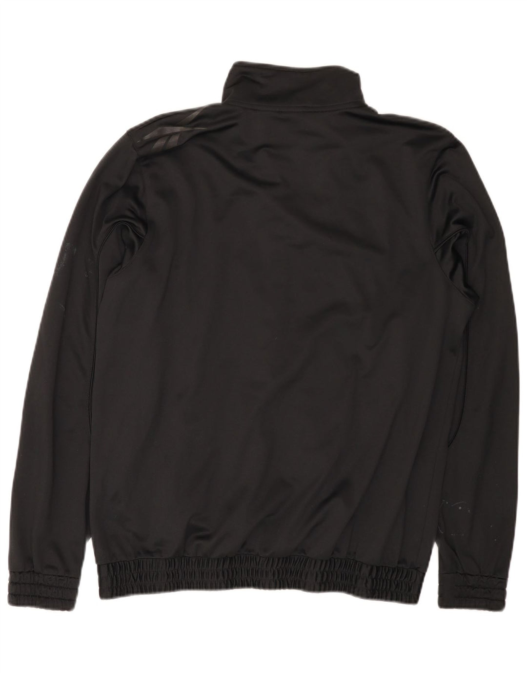REEBOK Mens Graphic Tracksuit Top Jacket Medium Black Polyester