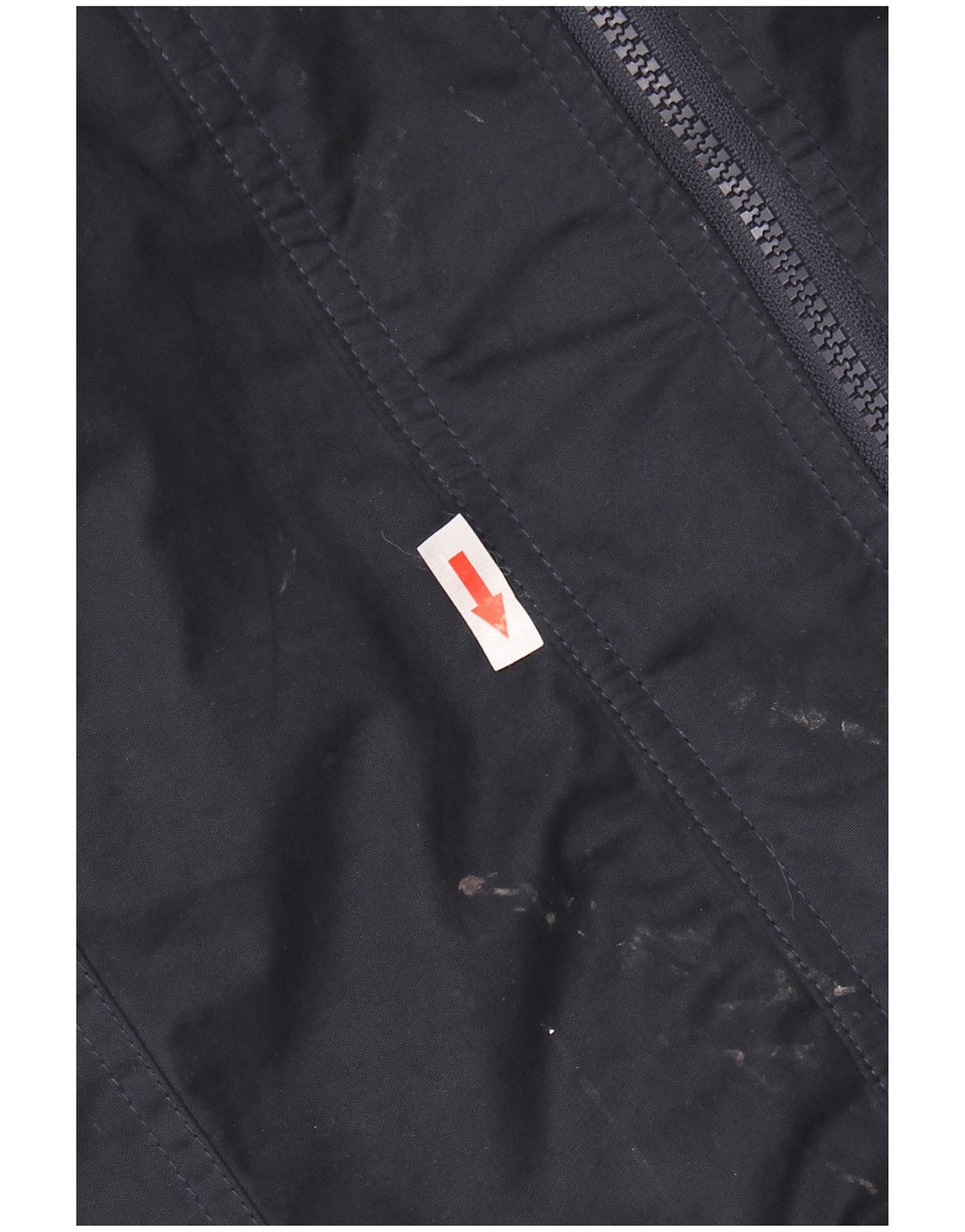 Superdry Mens Hooded Sherpa Parka Jacket UK 38 Medium Navy Blue Polyester