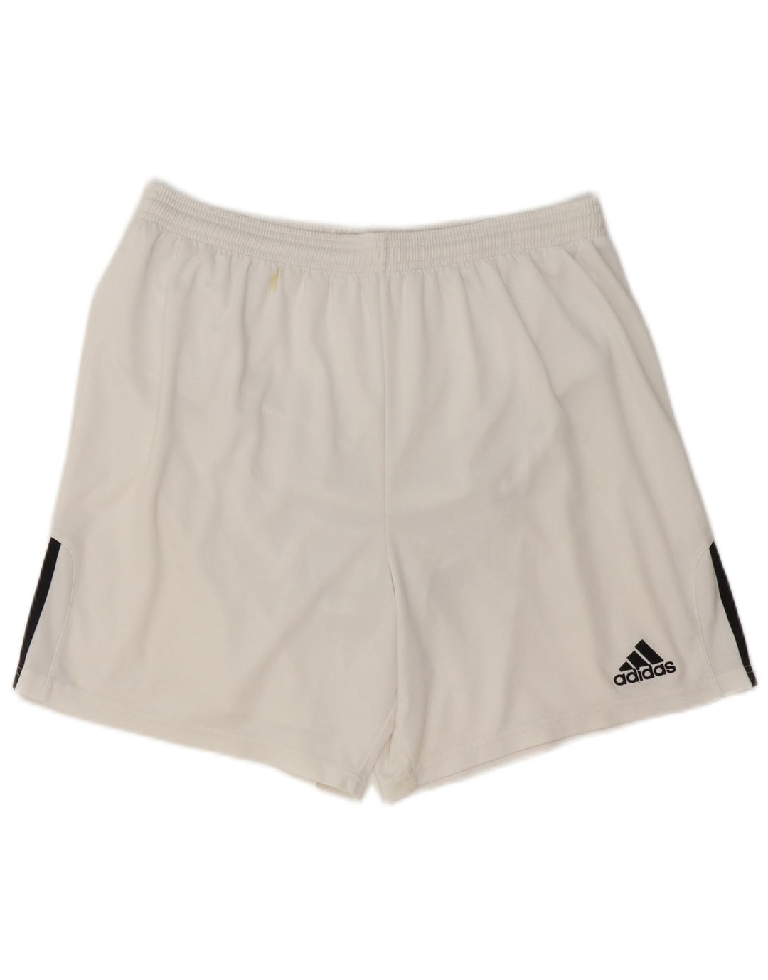 Adidas Short de sport pour homme Large Blanc Colorblock Polyester