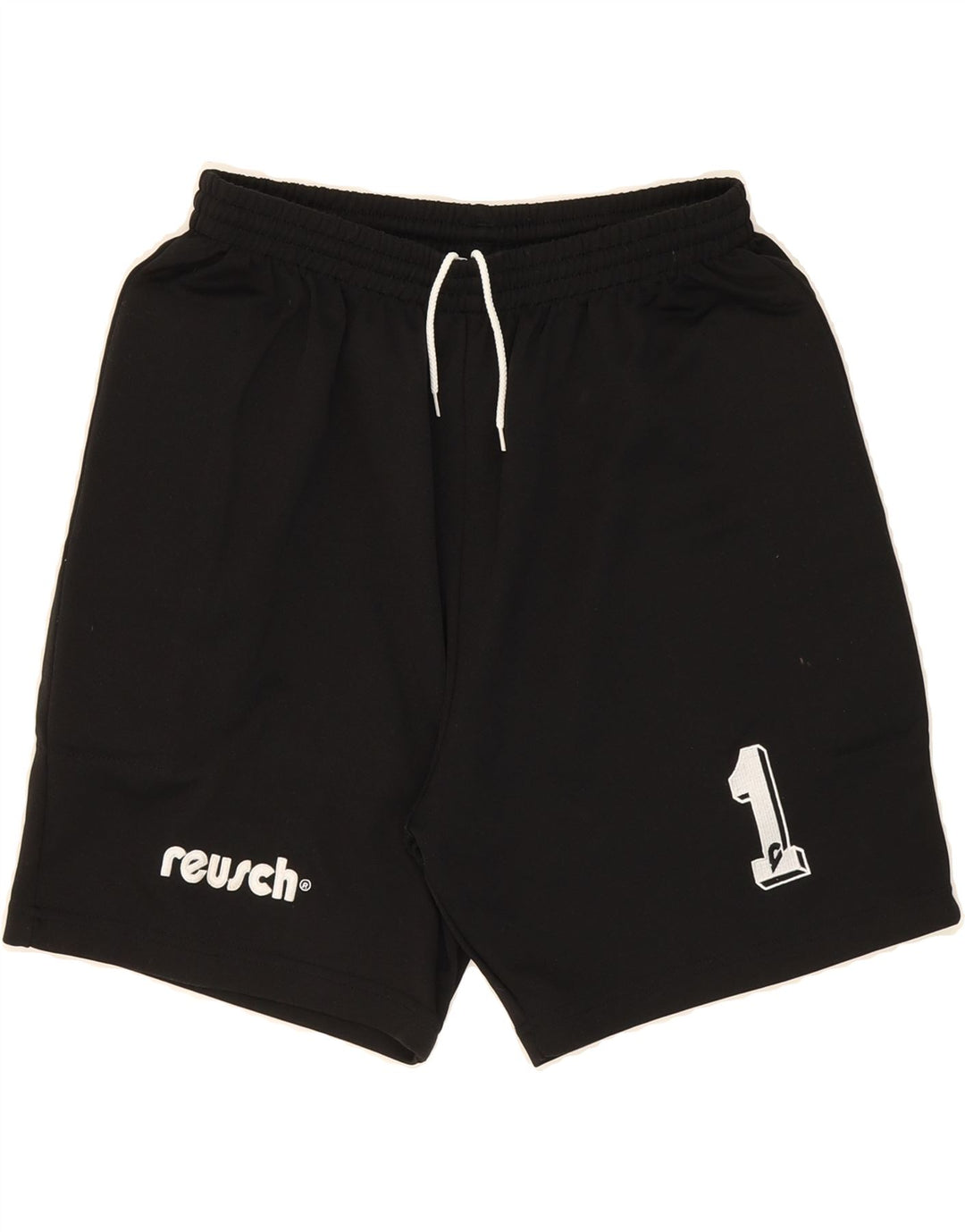 REUSCH Mens Sport Shorts XL  Black Polyester Vintage Reusch and Second-Hand Reusch from Messina Hembry 