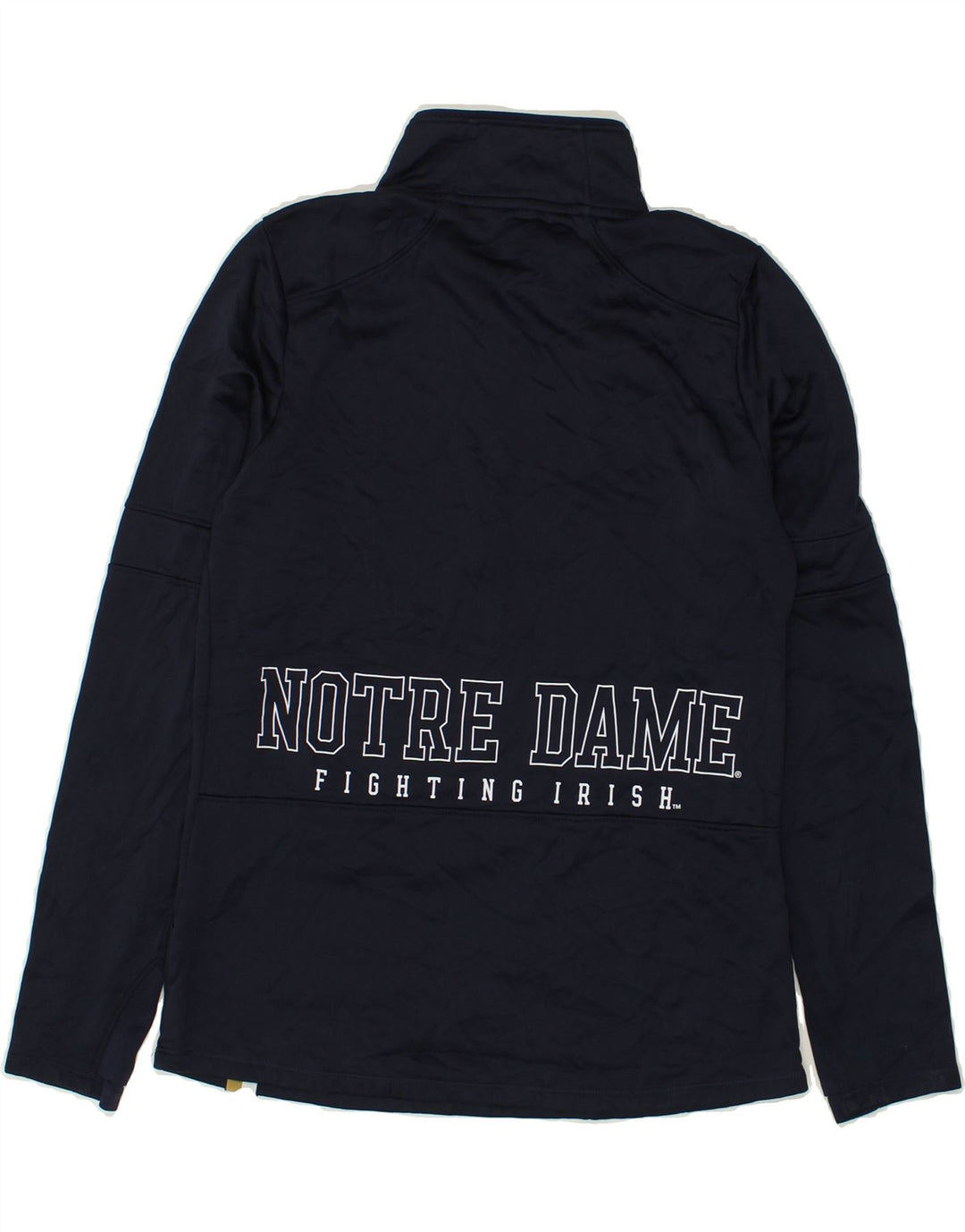 UNDER ARMOUR Boys Zip Neck Sweatshirt Jumper 10-11 Years Medium Navy Blue | Vintage Under Armour | Thrift | Second-Hand Under Armour | Used Clothing | Messina Hembry 