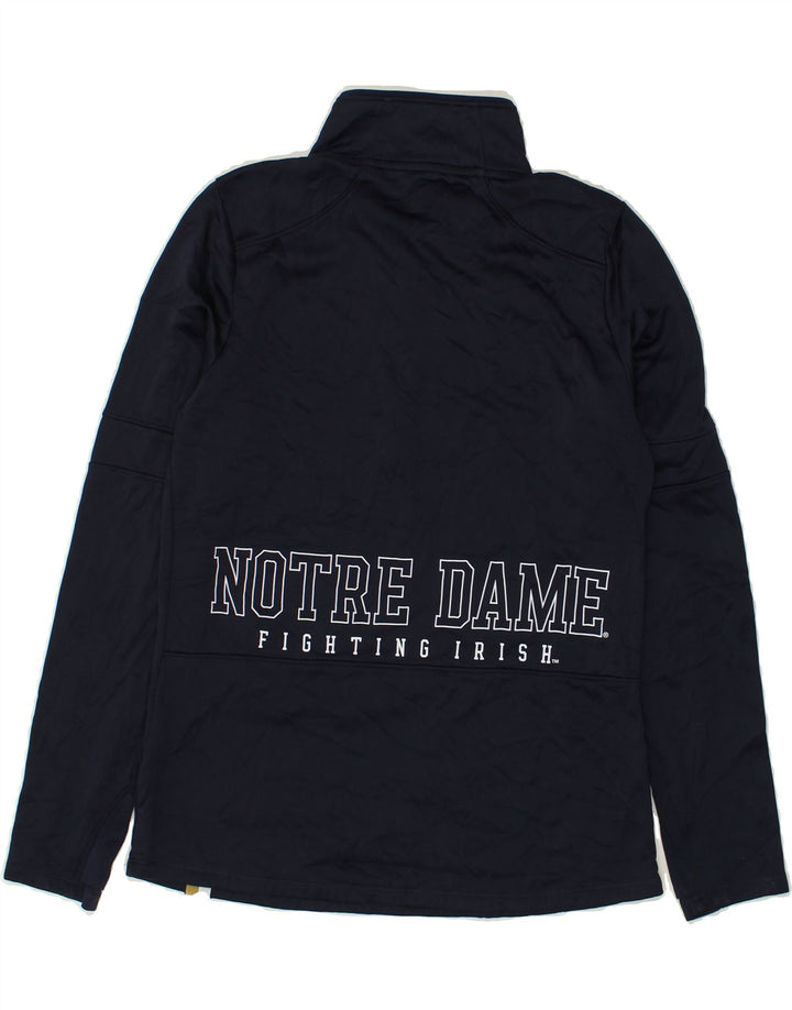 UNDER ARMOUR Boys Zip Neck Sweatshirt Jumper 10-11 Years Medium Navy Blue | Vintage Under Armour | Thrift | Second-Hand Under Armour | Used Clothing | Messina Hembry 