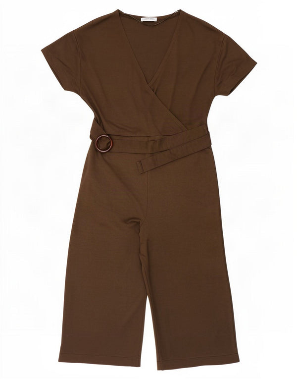 Zara Womens Trafaluc Jumpsuit UK 12 Medium Khaki