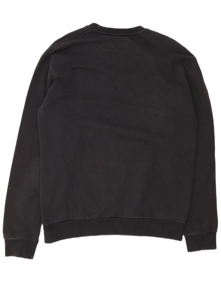 GAELLE Mens Graphic Sweatshirt Jumper XL Black Cotton