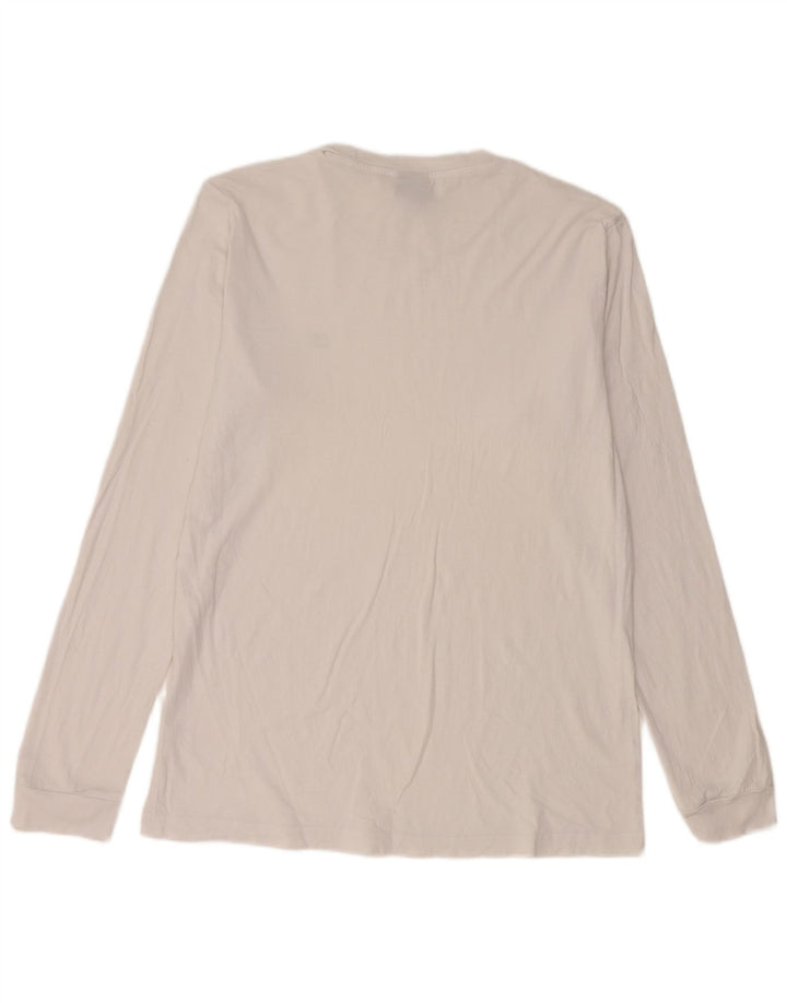 Champion Hombre Camiseta Manga Larga XL Blanco