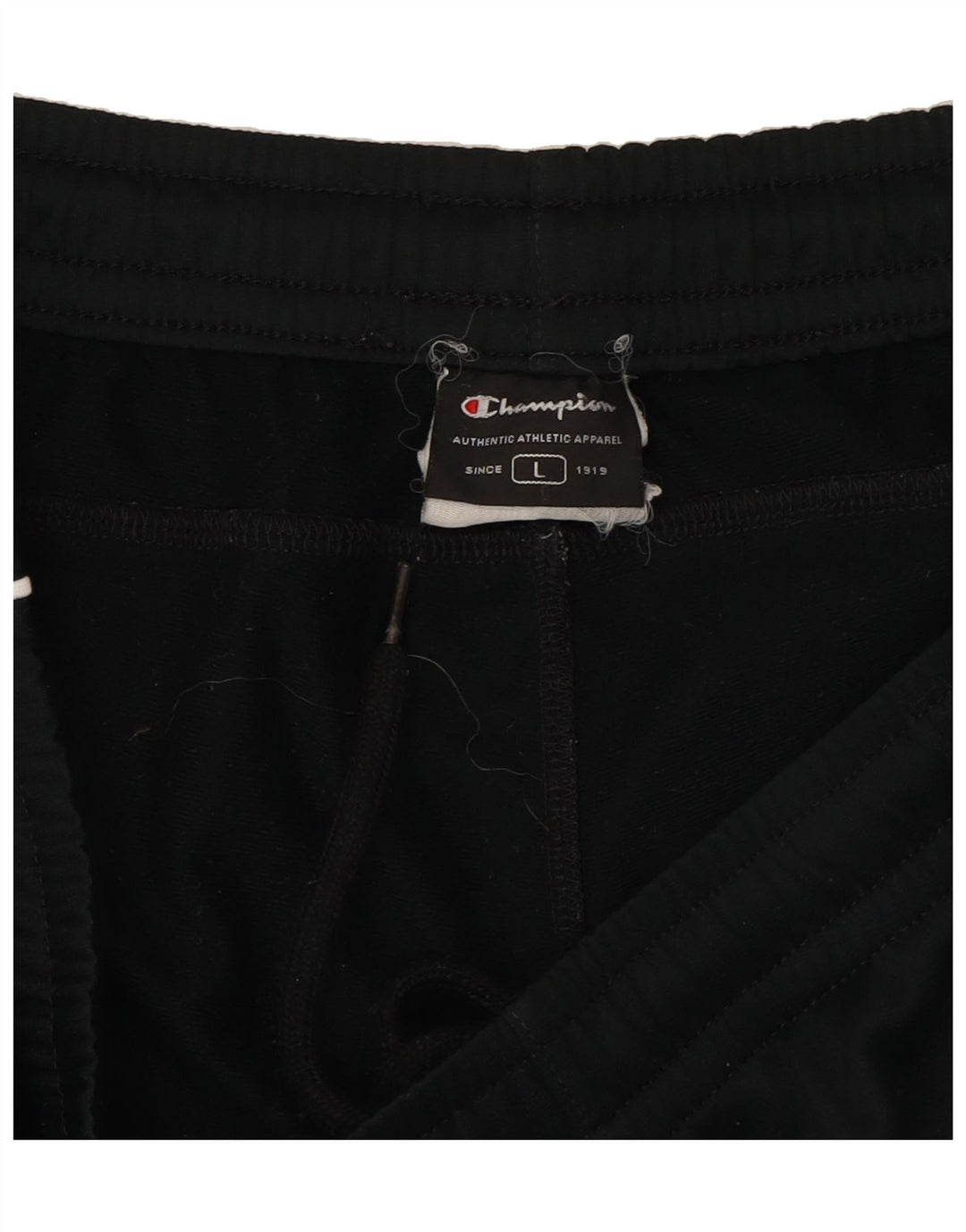 CHAMPION Mens Tracksuit Trousers Joggers Large Black Vintage Champion and Second-Hand Champion from Messina Hembry 