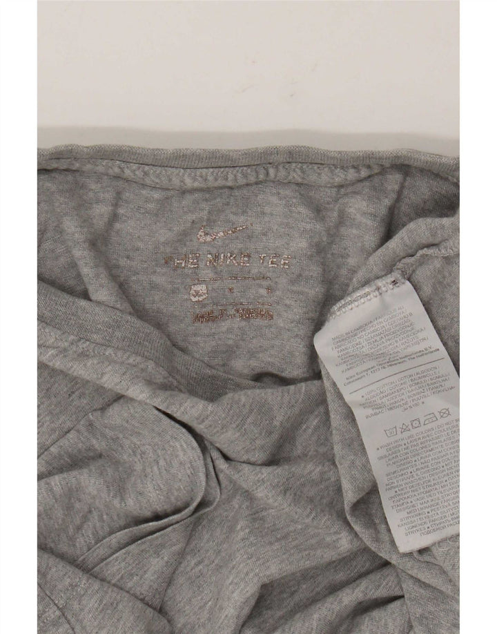 Nike Mens T-Shirt Top Large Grey Flecked Cotton