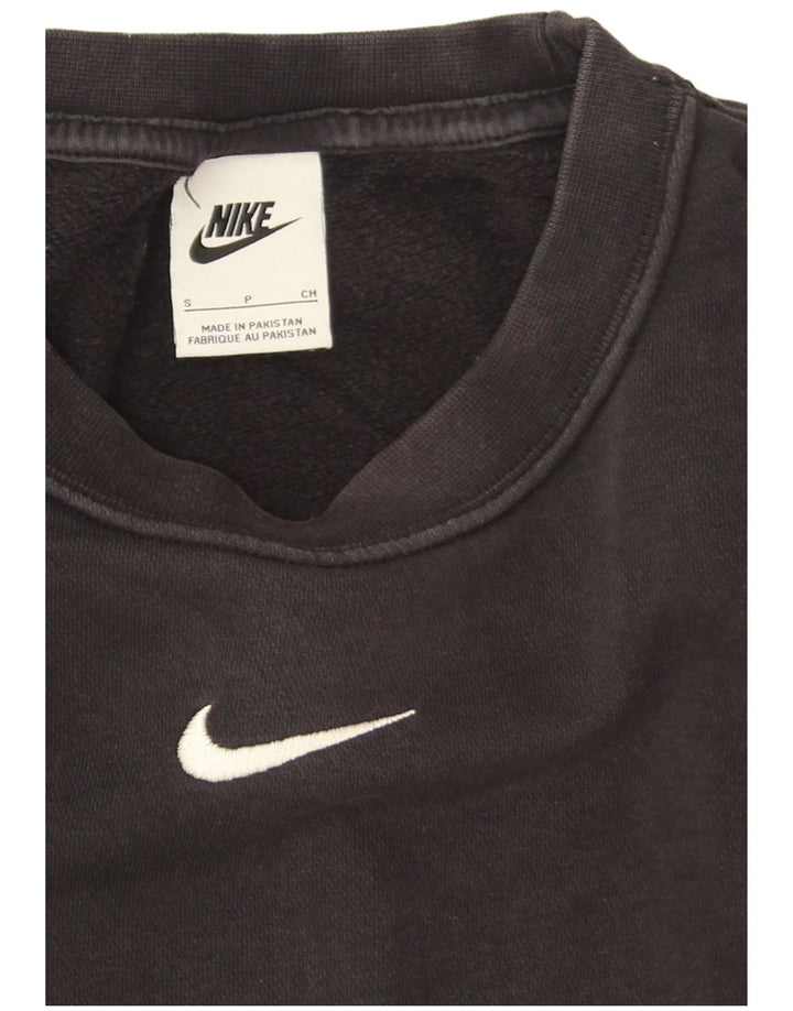 Nike Mens Loose Fit Sweatshirt Jumper Small Black Cotton