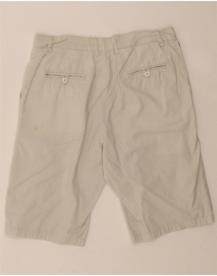 VINTAGE Mens Pegged Casual Shorts W30 Medium  Off White Vintage Vintage and Second-Hand Vintage from Messina Hembry 