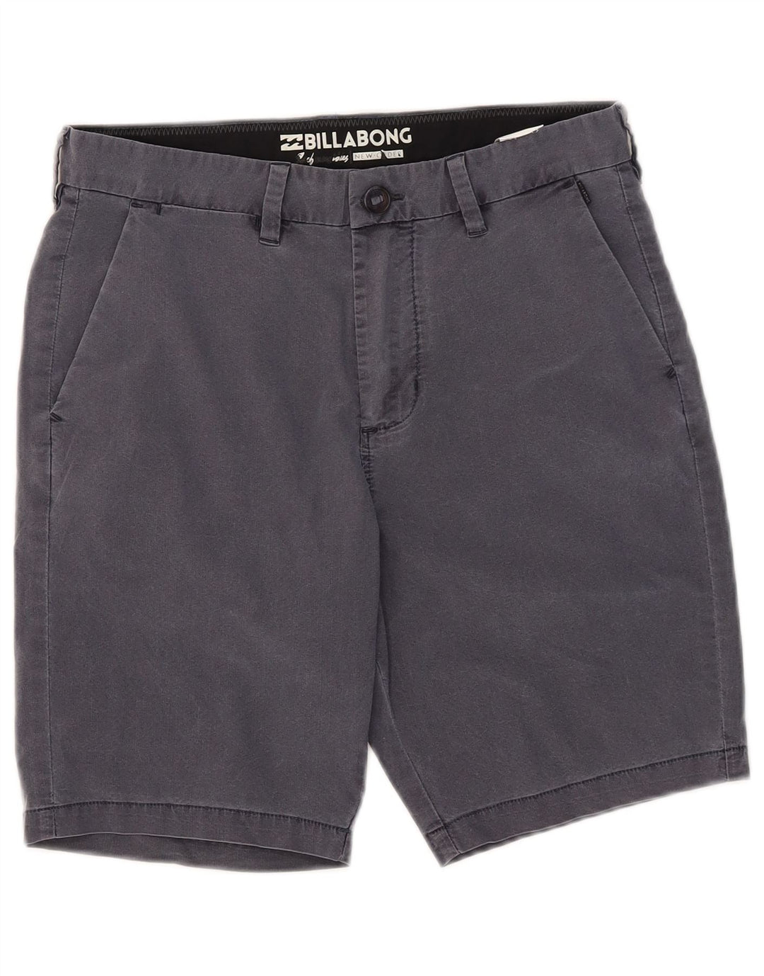 Billabong Mens Chino Shorts W30 Medium Navy Blue Cotton