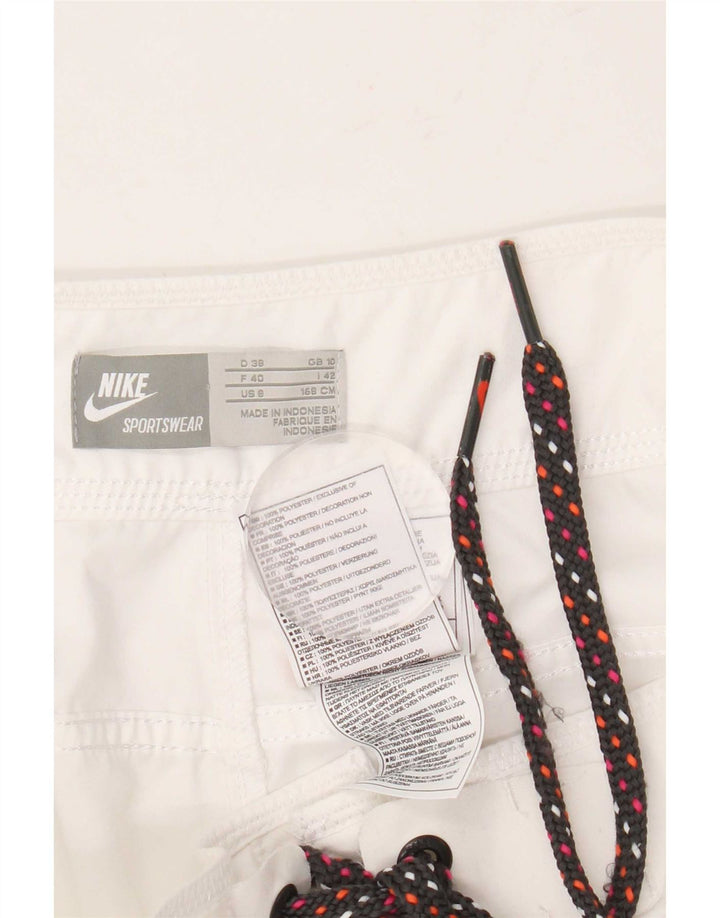 Nike sportsshorts til kvinder UK 10 Small White Polyester