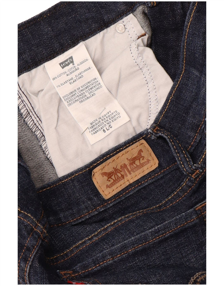 Levi's Dame 515 Bootcut Jeans US 6 Medium W28 L33 Marineblå Bomuld