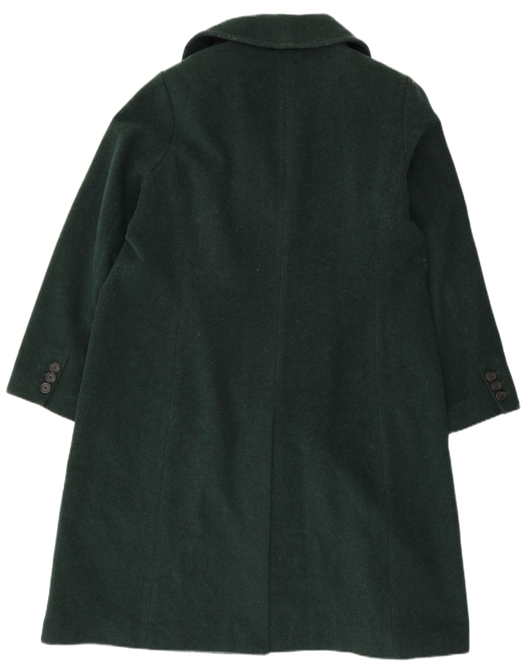 Cappotto doppiopetto da donna Marks & Spencer UK 20 2XL Lana verde