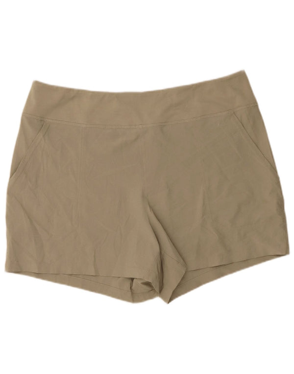 Patagonia Dame Sports Shorts UK 18 XL Beige Polyester
