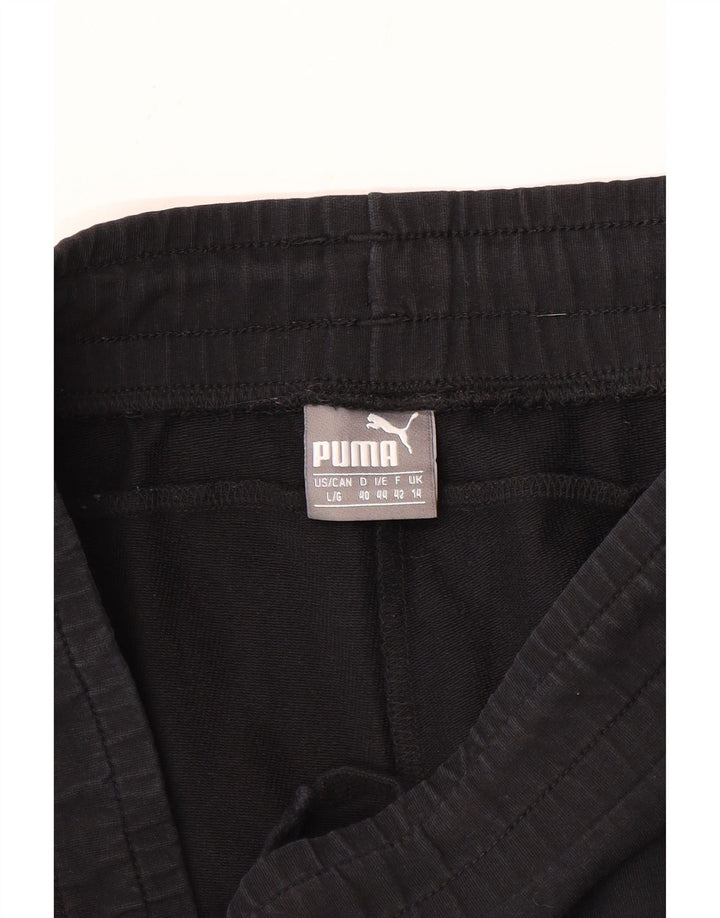Puma Womens Cargo Tracksuit Trousers UK 14 Large Black