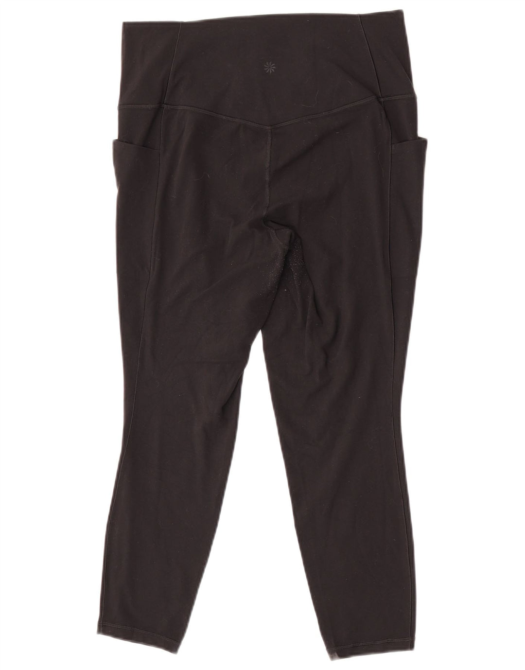 Athleta Womens Capri Leggings UK 16 Large  Black Nylon