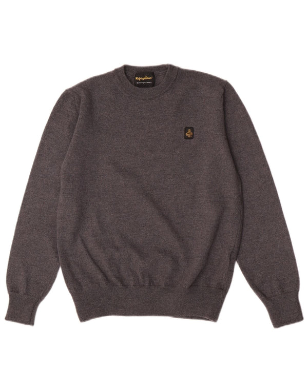 Refrigiwear Boys Crew Neck Jumper πουλόβερ 11-12 ετών Μεσαίο γκρι μαλλί
