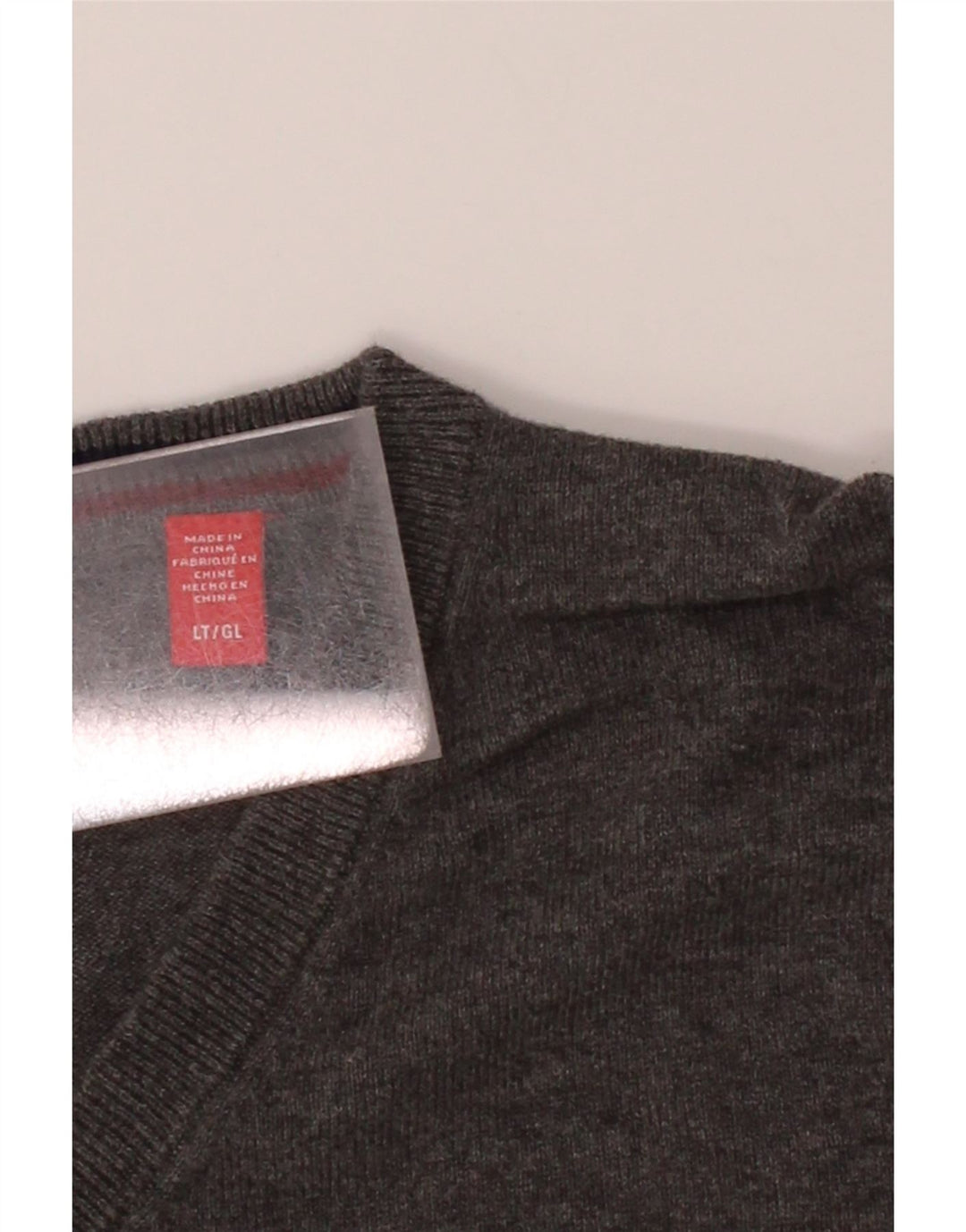 IZOD Mens Vest Tank Top Large Grey Cotton Vintage Izod and Second-Hand Izod from Messina Hembry 