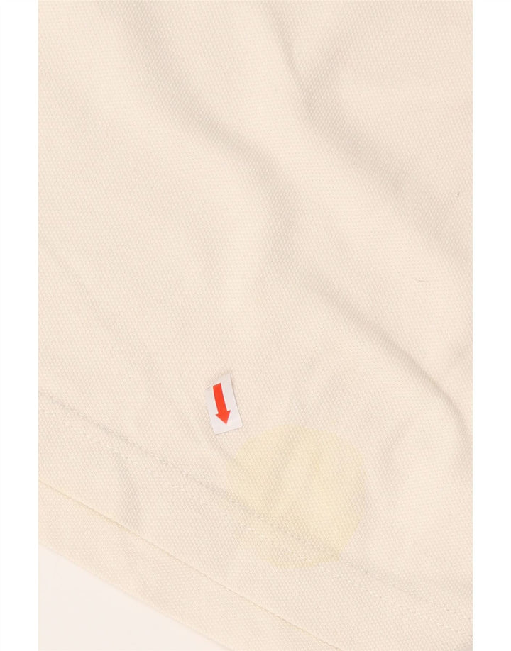 LOTTO Mens Polo Shirt Large White Cotton Vintage Lotto and Second-Hand Lotto from Messina Hembry 