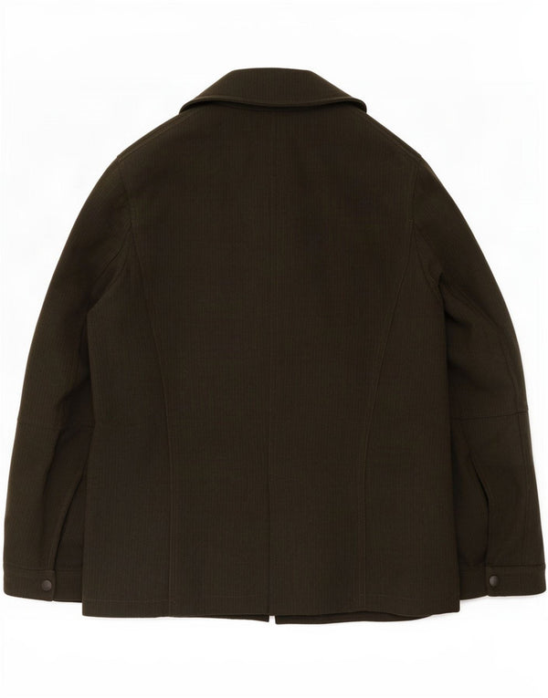 Calvin Klein Jeans Masculino Pea Coat UK 40 Grande Poliéster Cáqui