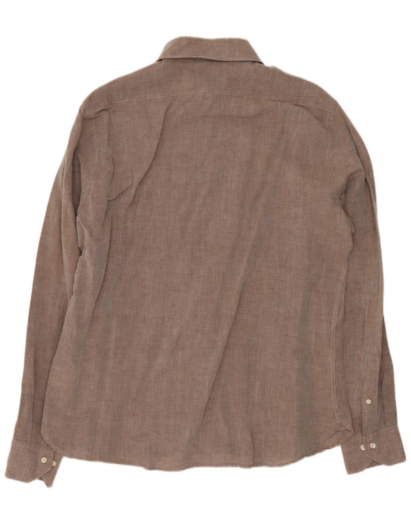 Marina Yachting muška uska košulja veličine 44 XL od sivog lana