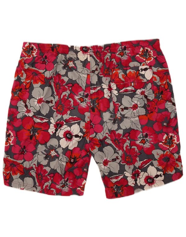 Hugo Boss Mens Swimming Shorts Large Red Floral
