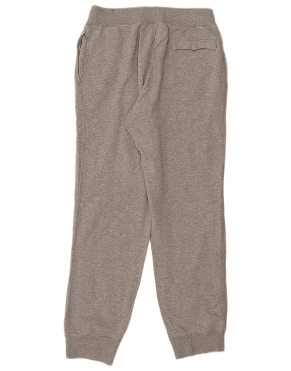 Nike Womens Tracksuit Trousers Joggers UK 14 Medium Grey Flecked Cotton