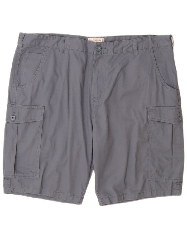Mountain Warehouse Mens Cargo Shorts W40 XL kék pamut