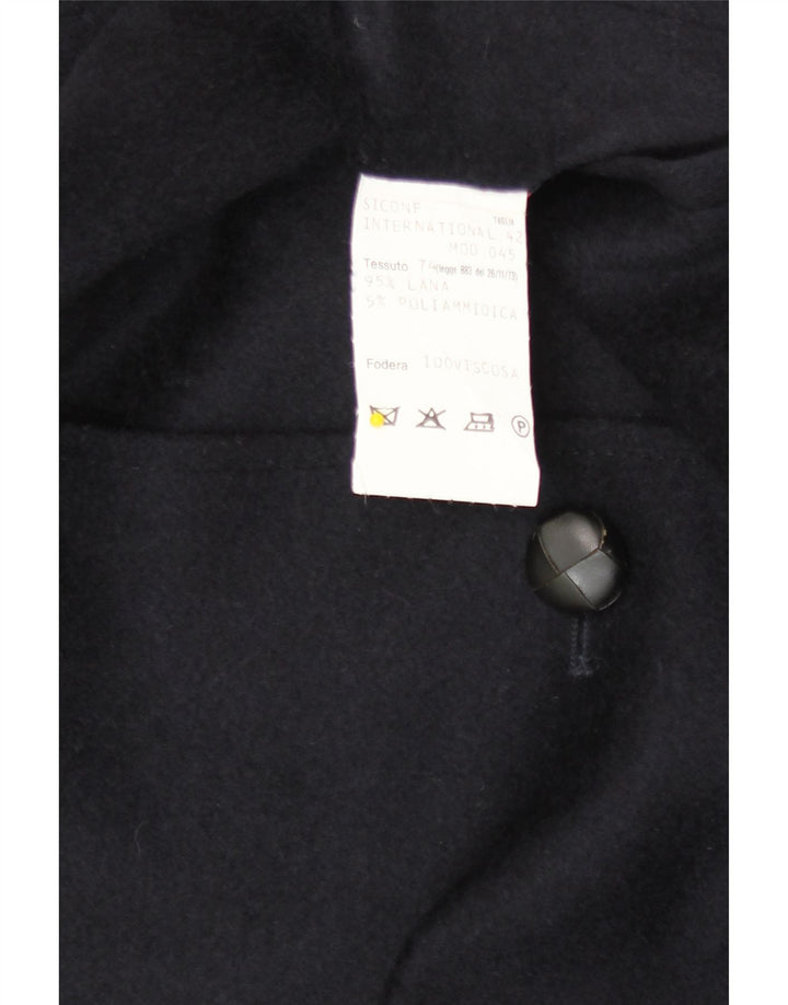 Steinbock Pardessus Femme IT 42 Laine Bleu Marine Moyen