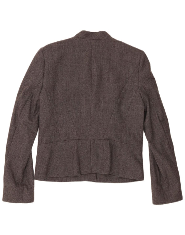 Hobbs Chaqueta tipo blazer con 1 botón para mujer Reino Unido 12 Lana gris medio
