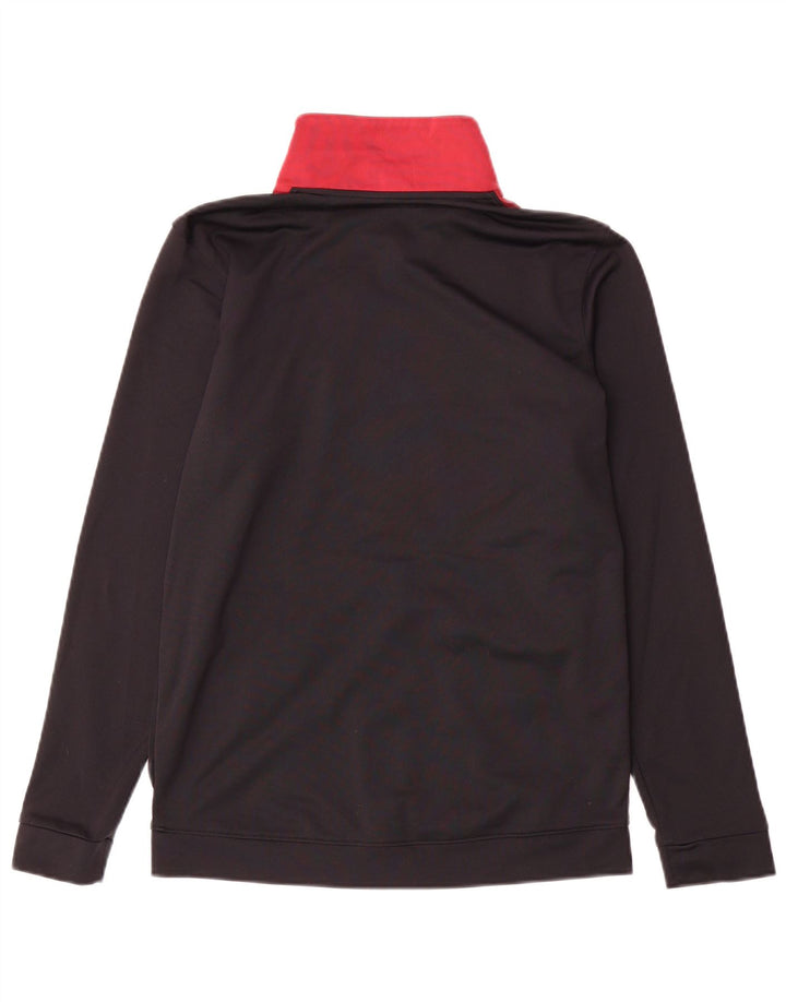 Under Armour Hombre Chándal Top Chaqueta Small Negro Colorblock Poliéster