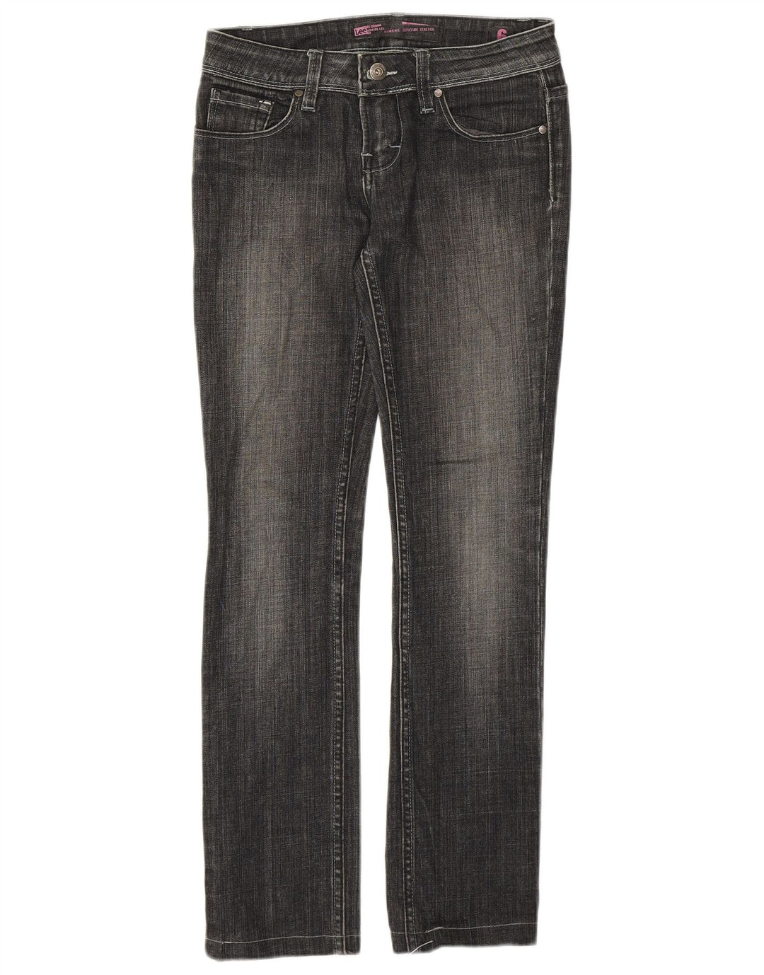 Lee Womens Slim Jeans W26 L27  Grey Cotton