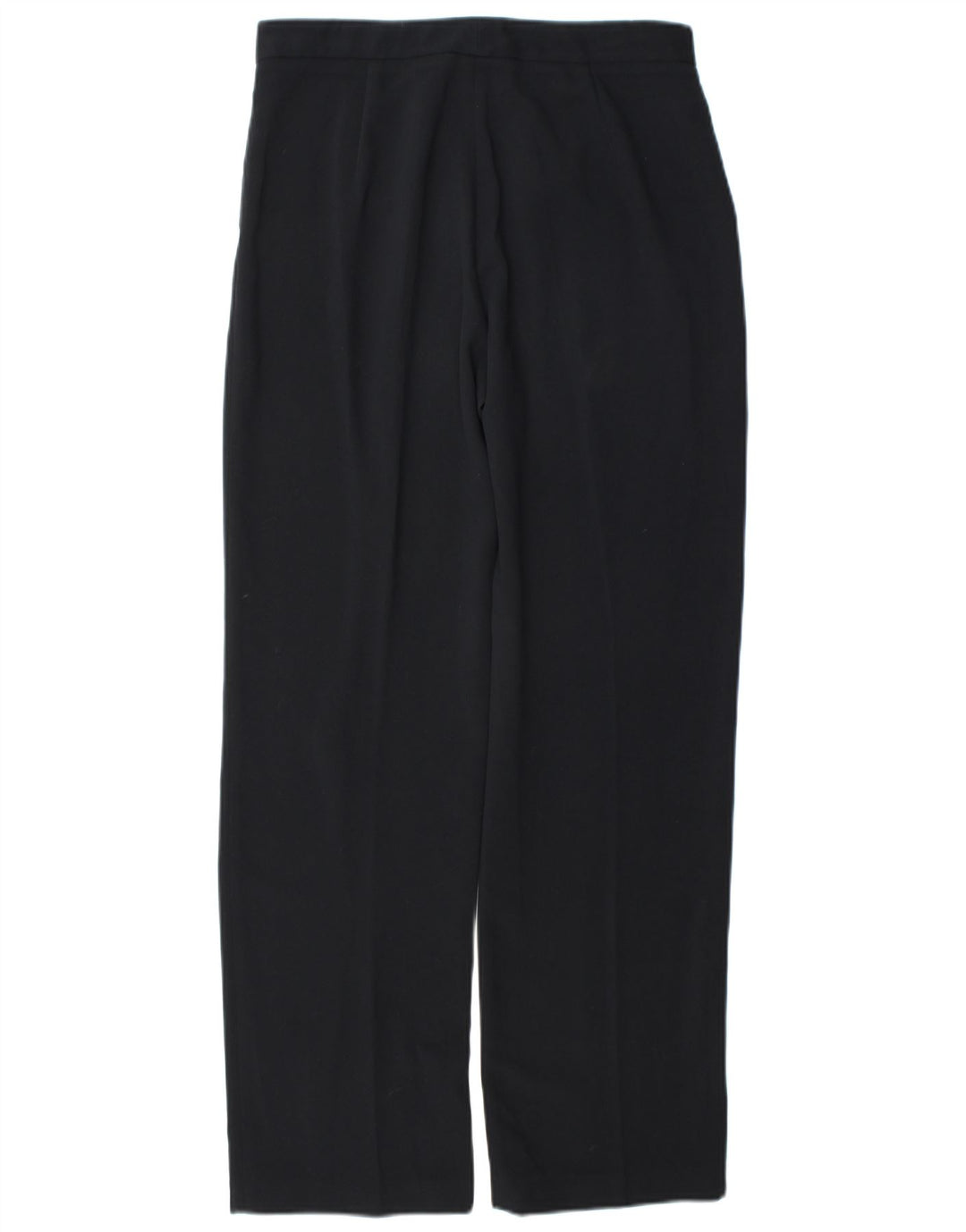 Zara Womens Straight Suit Trousers EU 40 Medium W30 L31 Navy Blue Polyester