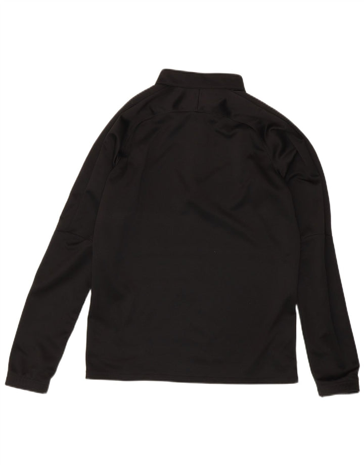 PUMA Mens Zip Neck Pullover Tracksuit Top Small Black