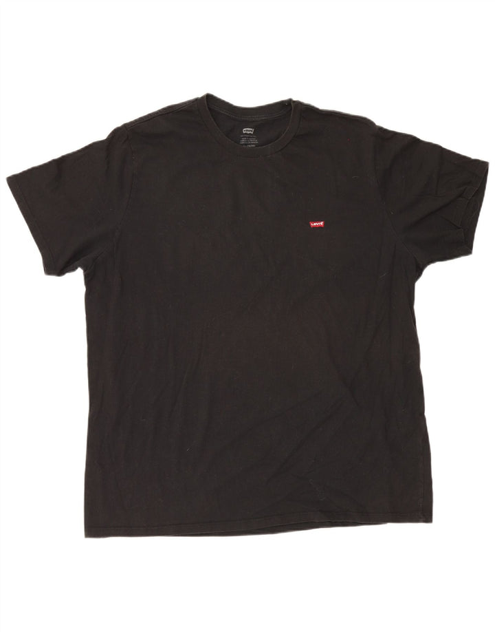 Levi's Mens T-Shirt Top 2XL Black