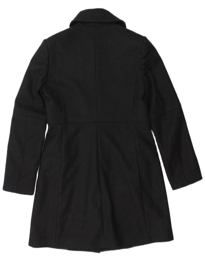 Benetton Dame Overfrakke IT 42 Medium Sort Uld