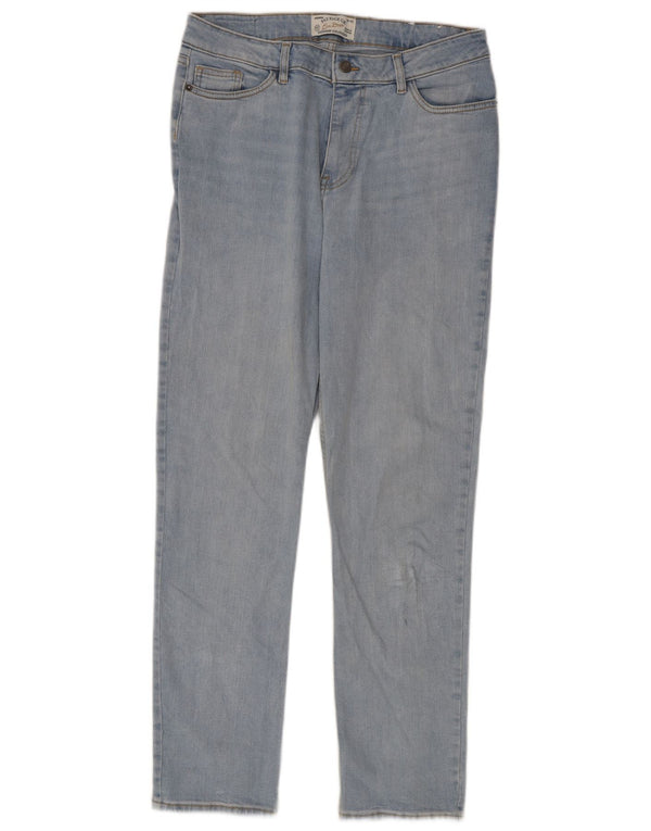 Fat Face Damen Chesham Girlfriend Slim Jeans UK 12 Medium W32 L29 Blau