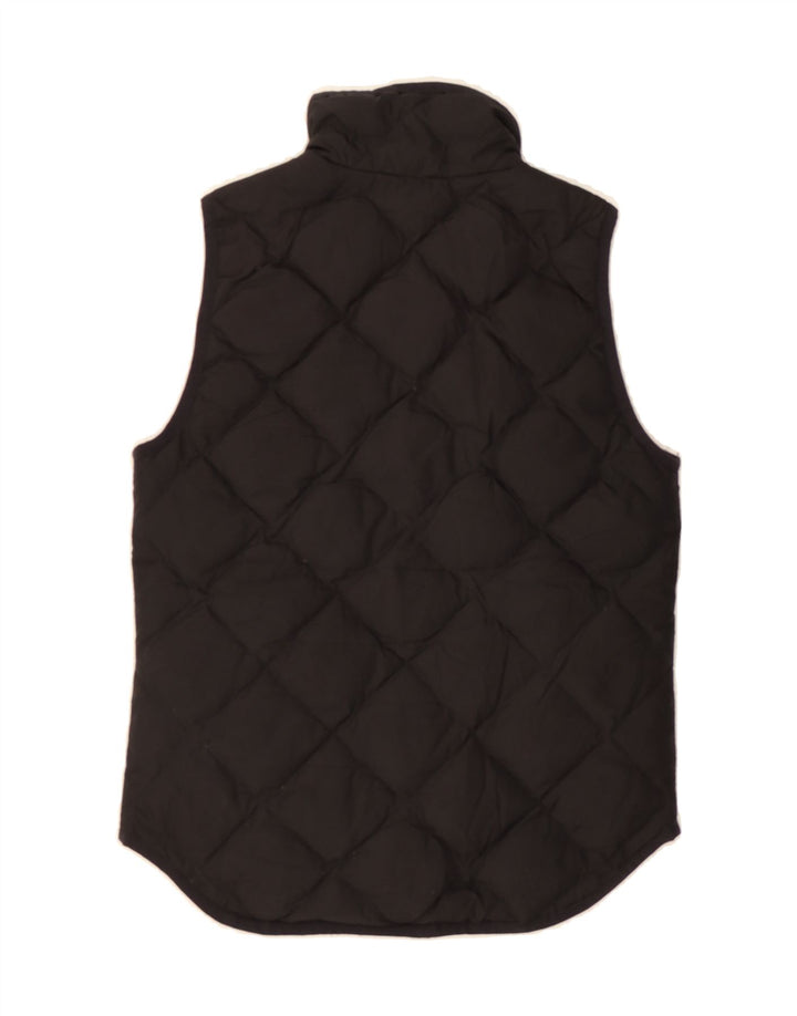 J. CREW Womens Quilted Gilet UK 2 2XS Black Polyester Vintage J. Crew and Second-Hand J. Crew from Messina Hembry 