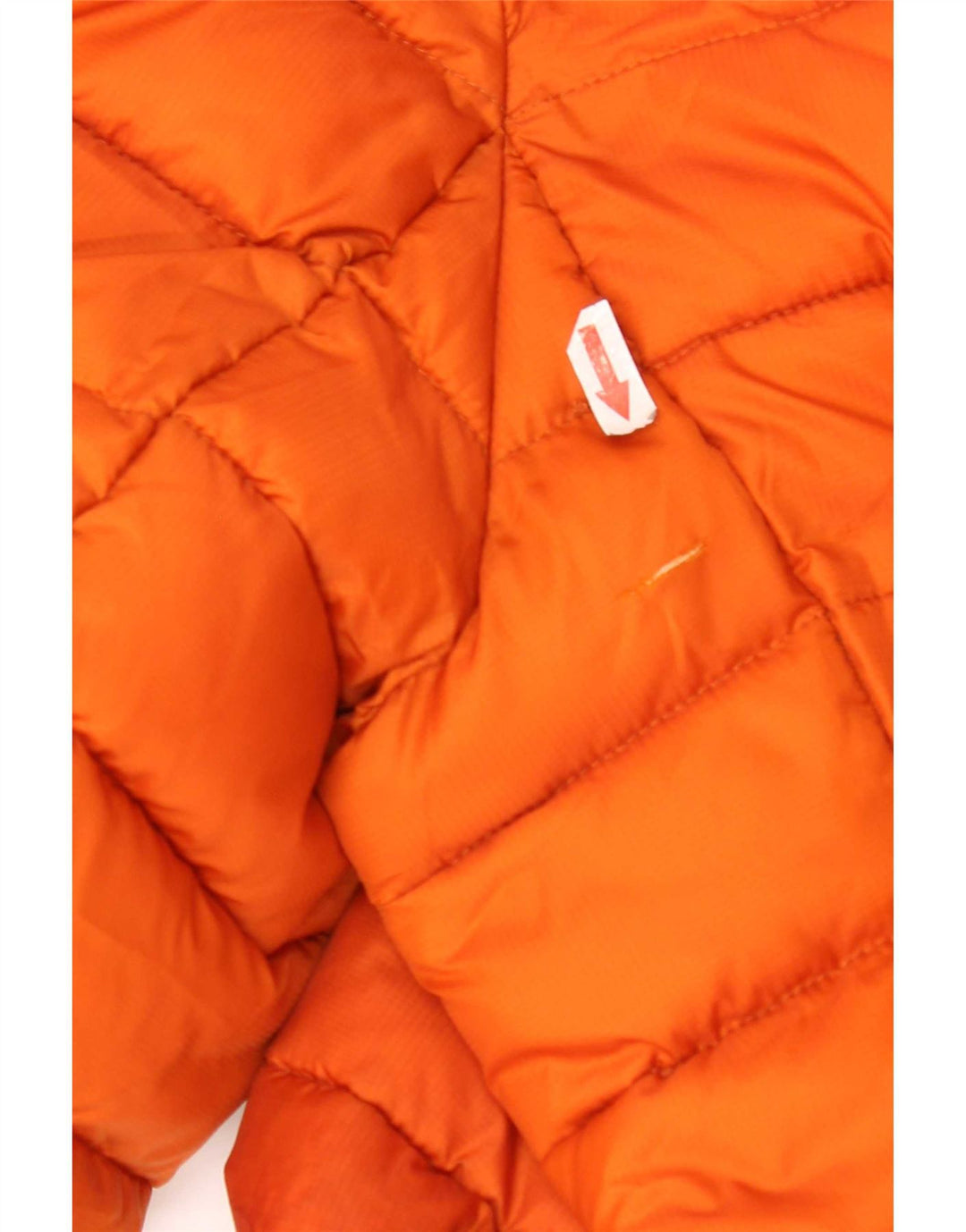 North Sails Mens Hooded Padded Jacket UK 40 Large Orange Polyester