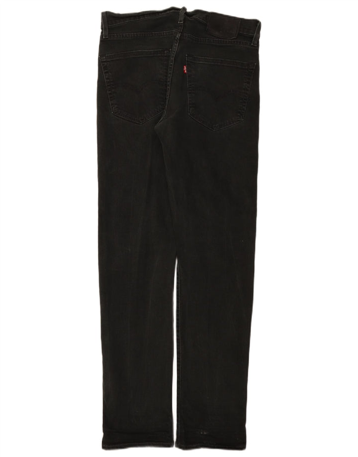 Jeans slim da uomo Levi's W30 L32 cotone nero