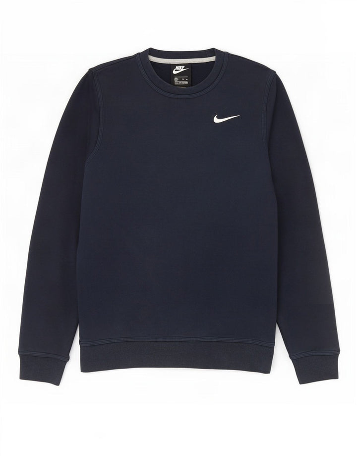 Nike Mens Sweatshirt Jumper XS Navy Blue Cotton