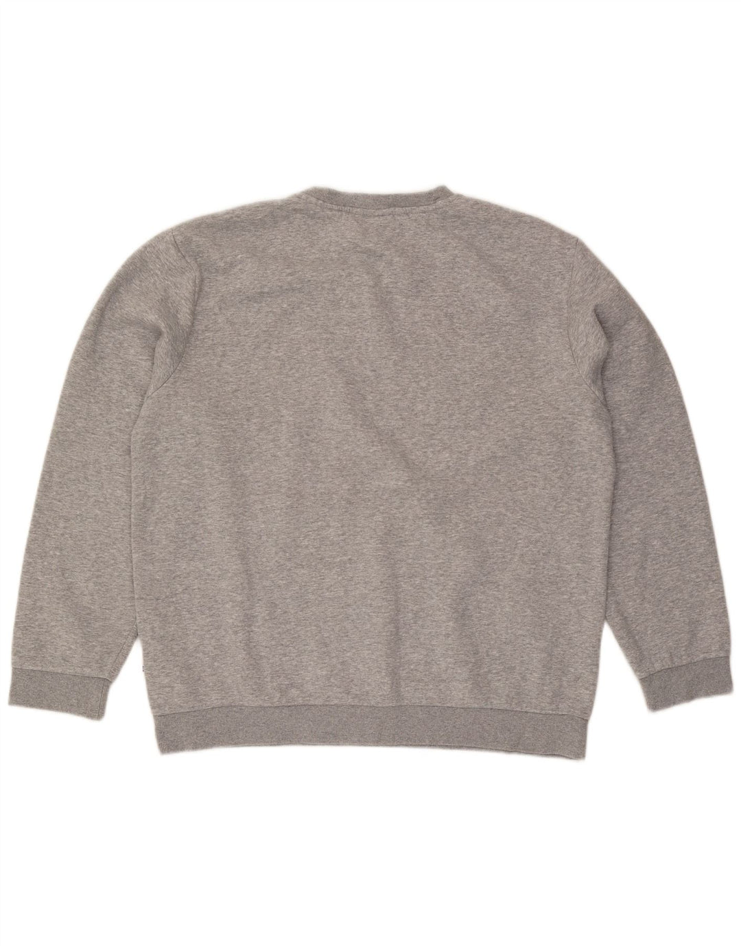 Fila Mens Sweatshirt Jumper 2XL Grey Flecked Cotton