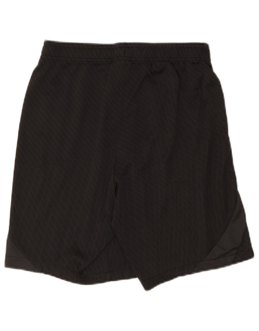 Nike Mens Dri Fit Slim Fit Sport Shorts Small Black Check Polyester