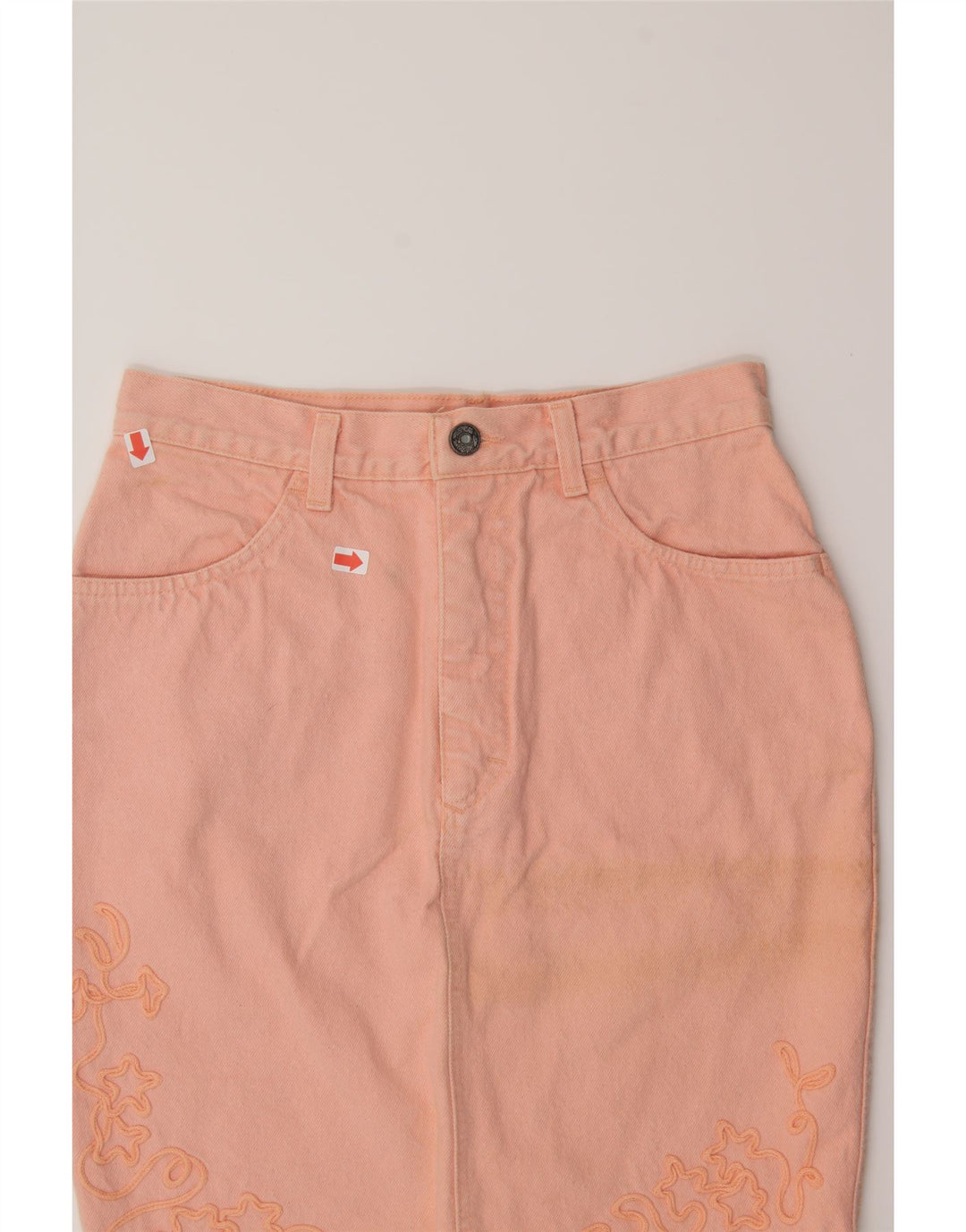 STEFANEL Womens Denim Shorts IT 44 Medium W28  Pink Cotton Vintage Stefanel and Second-Hand Stefanel from Messina Hembry 