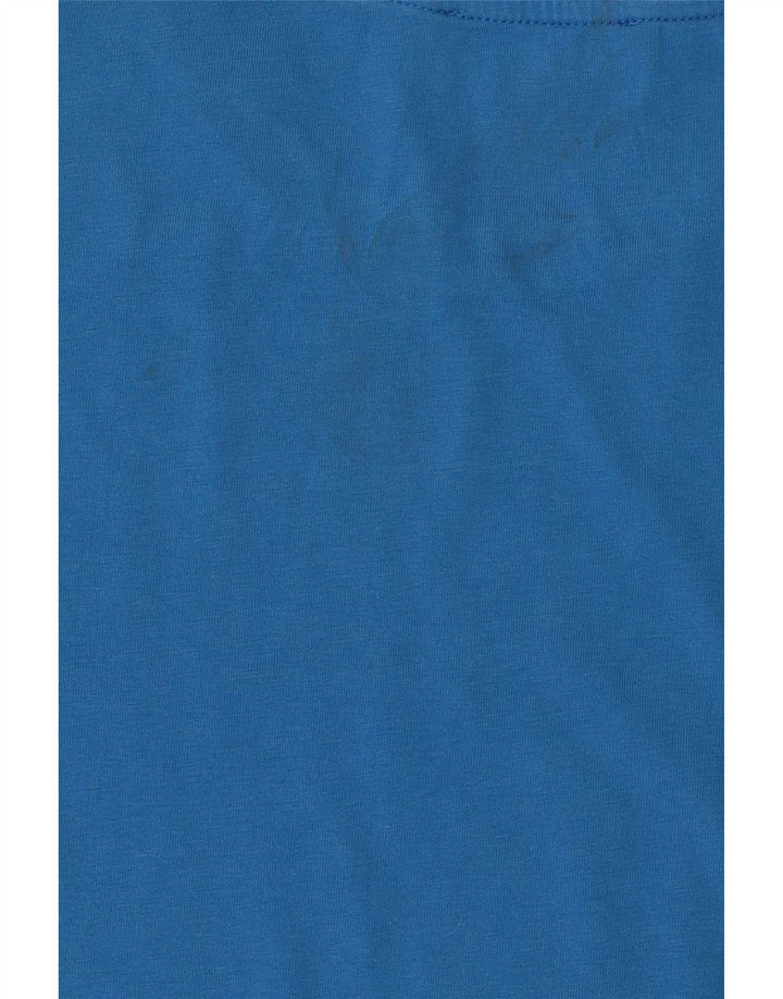 Trussardi Jeans Herre grafisk T-shirt Top Medium Blue