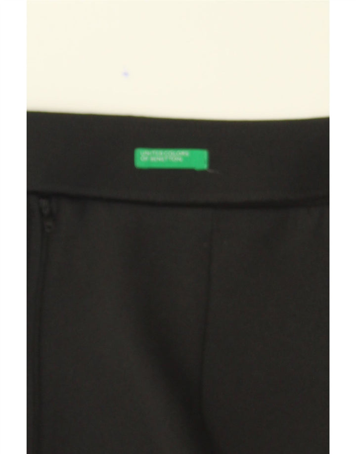 BENETTON Womens Straight Skirt IT 40 Small W28  Black Vintage Benetton and Second-Hand Benetton from Messina Hembry 